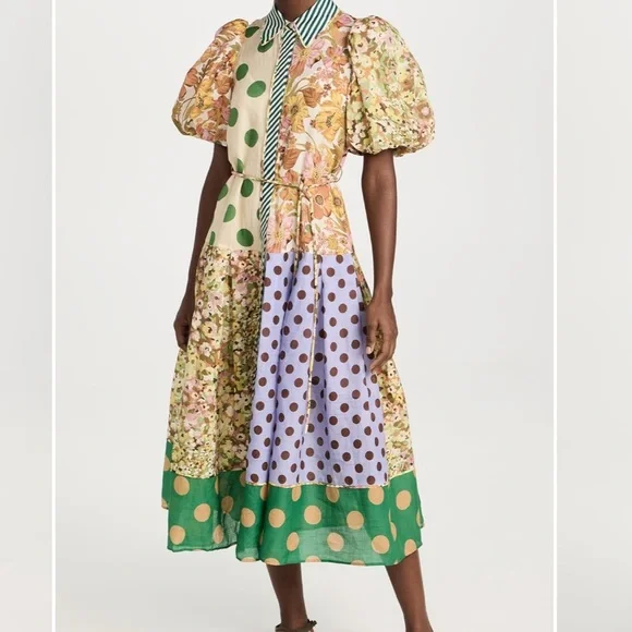 ALÉMAIS Finn Shirtdress, UK 12/ US 8, worn one time. - Picture 3 of 6